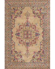 Pojix Pamuk Tabanlı Yıkanabilen Kaydırmaz Antibakteriyel Şönil Salon Halısı