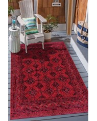 Rosso-Afgano Eskitme Desenli Pamuk Tabanlı Yıkanabilen Kaydırmaz Antibakteriyel Şönil Salon Halısı Rosso-Afgano Eskitme Desenli Pamuk Tabanlı Yıkanabilen Kaydırmaz Antibakteriyel Şönil Salon Halısı