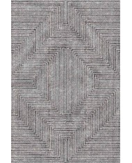 Upsala İskandinav Desenli Pamuk Tabanlı Yıkanabilen Kaydırmaz Antibakteriyel Şönil Salon Halısı