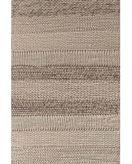 Vimini-Loop İskandinav Desenli Pamuk Tabanlı Yıkanabilen Kaydırmaz Antibakteriyel Şönil Salon Halısı