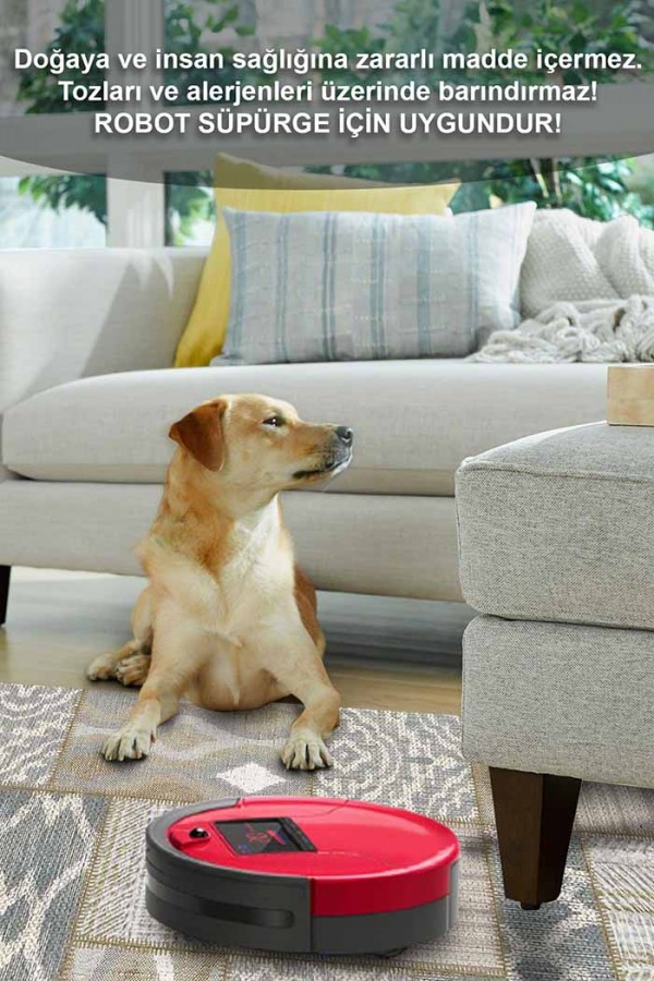 Violet Patchwork Desenli Pamuk Tabanlı Yıkanabilen Kaydırmaz Antibakteriyel Şönil Salon Halısı