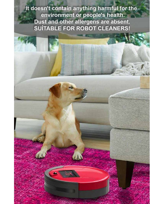 Zingararose Eskitme Desenli Pamuk Tabanlı Yıkanabilen Kaydırmaz Antibakteriyel Şönil Salon Halısı