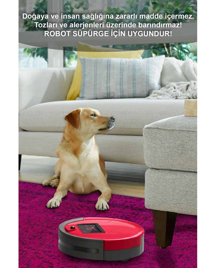 Zingararoseno Eskitme Desenli Pamuk Tabanlı Yıkanabilen Kaydırmaz Antibakteriyel Şönil Salon Halısı