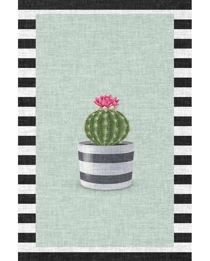 Anise Pamuk Tabanlı Yıkanabilen Kaydırmaz Antibakteriyel Şönil Mutfak Halısı