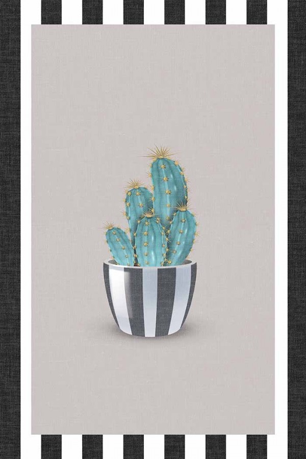 Cumi Pamuk Tabanlı Yıkanabilen Kaydırmaz Antibakteriyel Şönil Mutfak Halısı