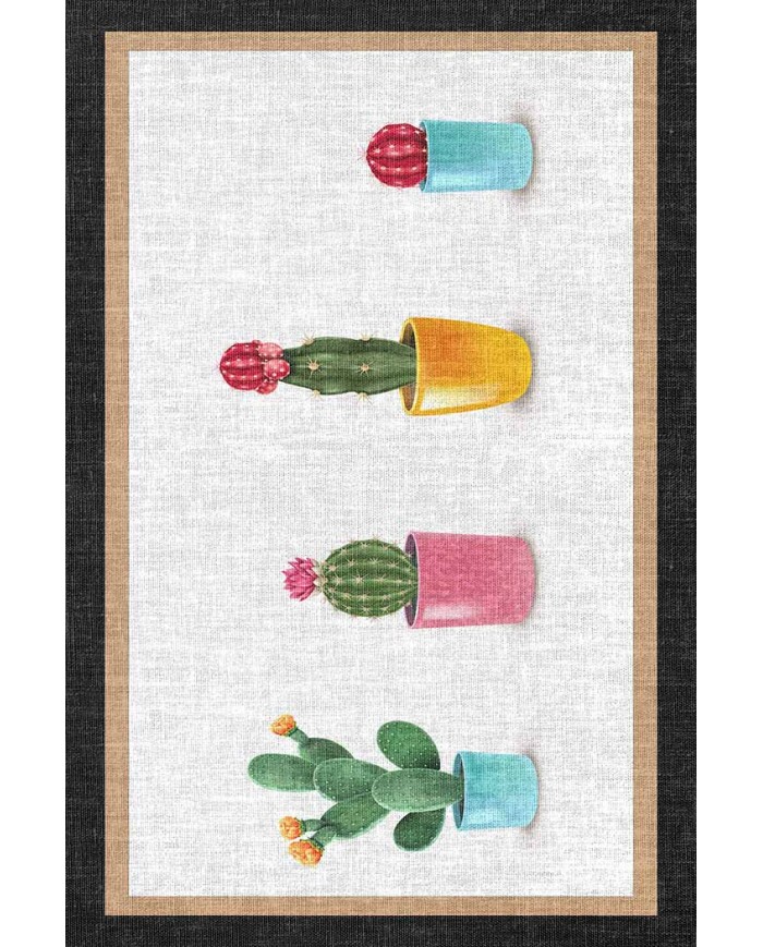 Dande Pamuk Tabanlı Yıkanabilen Kaydırmaz Antibakteriyel Şönil Mutfak Halısı