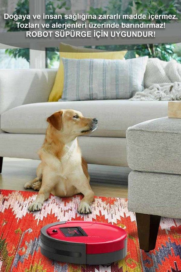 Morelle Pamuk Tabanlı Yıkanabilen Kaydırmaz Antibakteriyel Şönil Mutfak Halısı