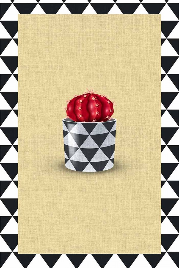 Plant Pamuk Tabanlı Yıkanabilen Kaydırmaz Antibakteriyel Şönil Mutfak Halısı