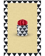 Plant Pamuk Tabanlı Yıkanabilen Kaydırmaz Antibakteriyel Şönil Mutfak Halısı