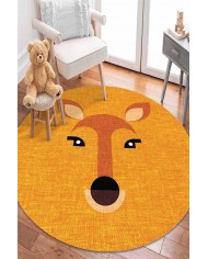 Ellie Pamuk Tabanlı Yıkanabilen Kaydırmaz Antibakteriyel Şönil Çocuk Halısı