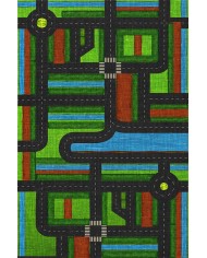 Darlene Pamuk Tabanlı Yıkanabilen Kaydırmaz Antibakteriyel Şönil Çocuk Halısı