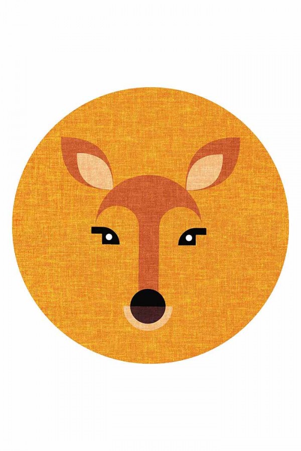 Ellie Pamuk Tabanlı Yıkanabilen Kaydırmaz Antibakteriyel Şönil Çocuk Halısı