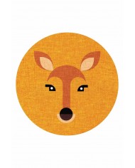 Ellie Pamuk Tabanlı Yıkanabilen Kaydırmaz Antibakteriyel Şönil Çocuk Halısı