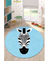 Emery Pamuk Tabanlı Yıkanabilen Kaydırmaz Antibakteriyel Şönil Çocuk Halısı