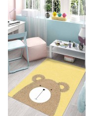 Lenora Pamuk Tabanlı Yıkanabilen Kaydırmaz Antibakteriyel Şönil Çocuk Halısı