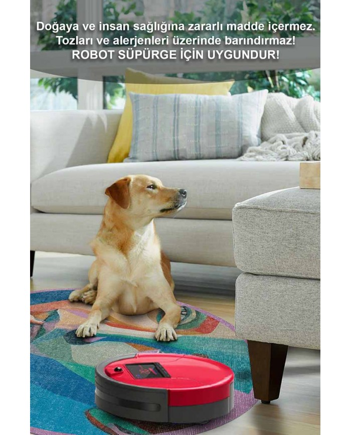 Squi Pamuk Tabanlı Yıkanabilen Kaydırmaz Antibakteriyel Şönil Yuvarlak Halı