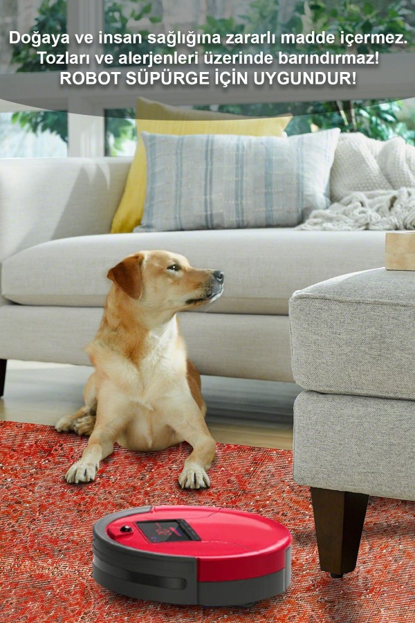 Elarte Pamuk Tabanlı Yıkanabilen Kaydırmaz Antibakteriyel Şönil Salon Halısı