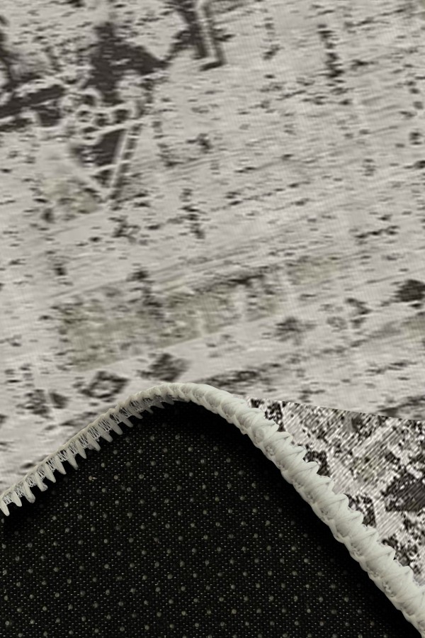 Lady Desenli Pamuk Tabanlı Yıkanabilen Kaydırmaz Antibakteriyel Şönil Salon Halısı