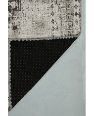 Lady Desenli Pamuk Tabanlı Yıkanabilen Kaydırmaz Antibakteriyel Şönil Salon Halısı