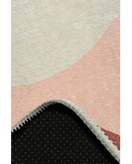 Ortus Pamuk Tabanlı Yıkanabilen Kaydırmaz Antibakteriyel Şönil Yuvarlak Halı