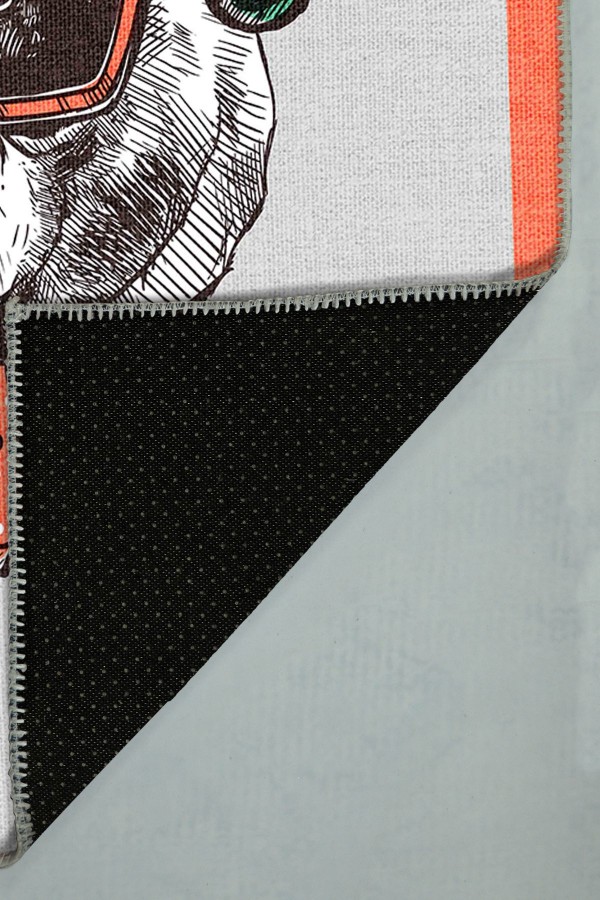 Willow Pamuk Tabanlı Yıkanabilen Kaydırmaz Antibakteriyel Şönil Çocuk Halısı