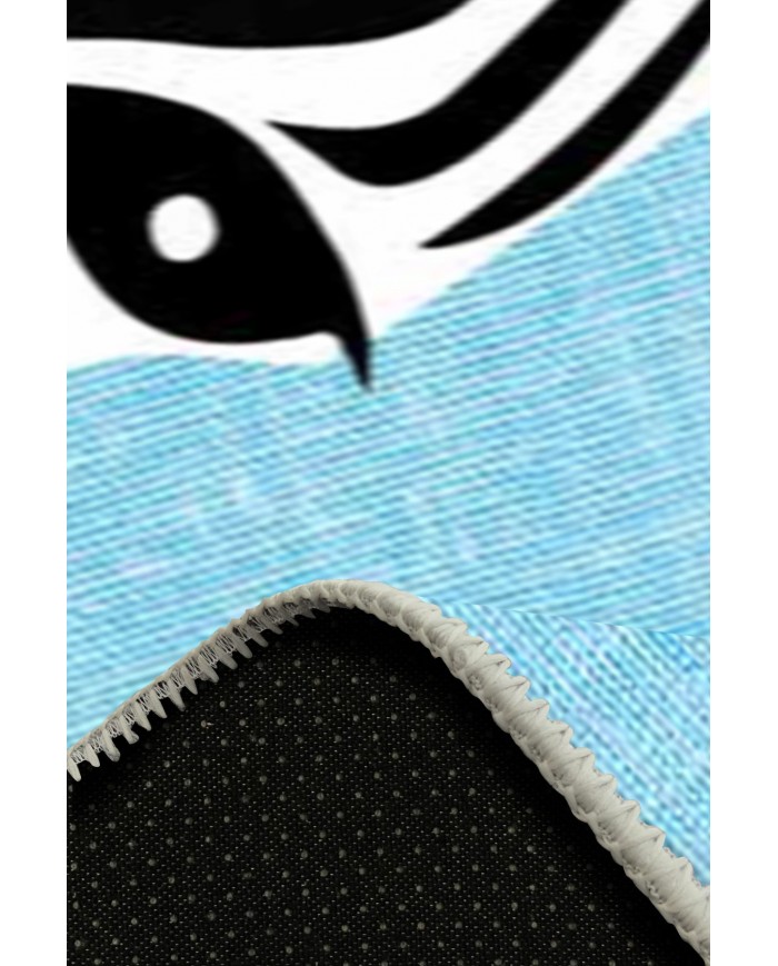 Emery Pamuk Tabanlı Yıkanabilen Kaydırmaz Antibakteriyel Şönil Çocuk Halısı