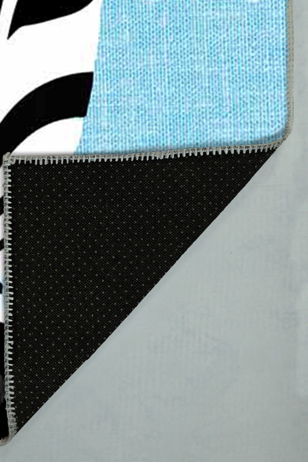 Emery Pamuk Tabanlı Yıkanabilen Kaydırmaz Antibakteriyel Şönil Çocuk Halısı