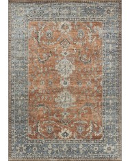 Soleil Desenli Pamuk Tabanlı Yıkanabilen Kaydırmaz Antibakteriyel Şönil Salon Halısı