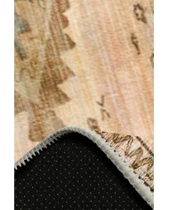 Pallio Pamuk Tabanlı Yıkanabilen Kaydırmaz Antibakteriyel Şönil Mutfak Halısı