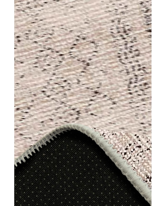 Somerox Pamuk Tabanlı Yıkanabilen Kaydırmaz Antibakteriyel Şönil Salon Halısı