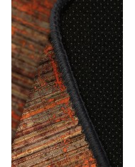 Riley Desenli Pamuk Tabanlı Yıkanabilen Kaydırmaz Antibakteriyel Şönil Salon Halısı