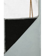 Hardy Pamuk Tabanlı Yıkanabilen Kaydırmaz Antibakteriyel Şönil Mutfak Halısı