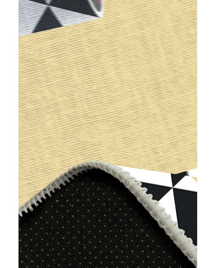 Plant Pamuk Tabanlı Yıkanabilen Kaydırmaz Antibakteriyel Şönil Mutfak Halısı