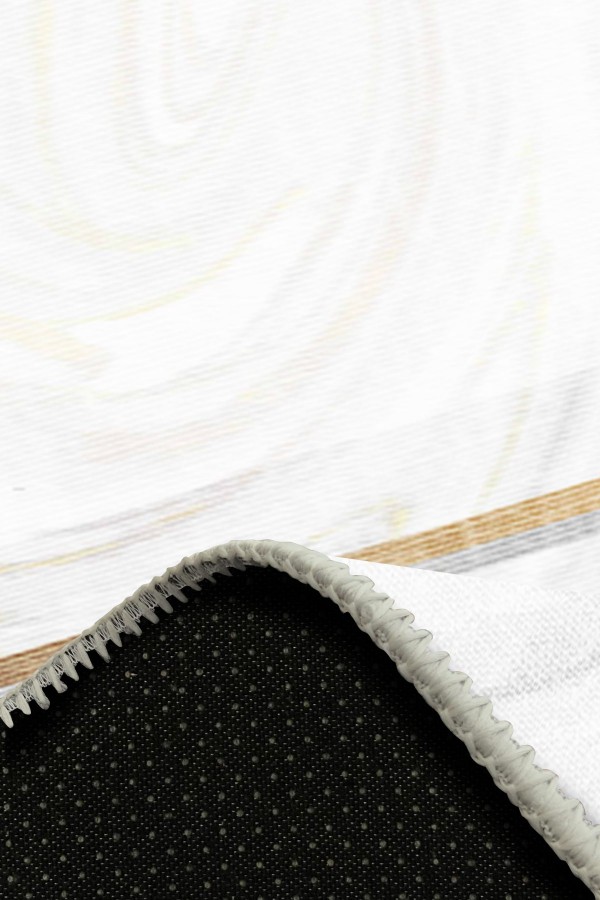 Bold Pamuk Tabanlı Yıkanabilen Kaydırmaz Antibakteriyel Şönil Mutfak Halısı