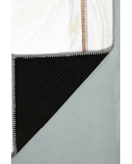 Bold Pamuk Tabanlı Yıkanabilen Kaydırmaz Antibakteriyel Şönil Mutfak Halısı