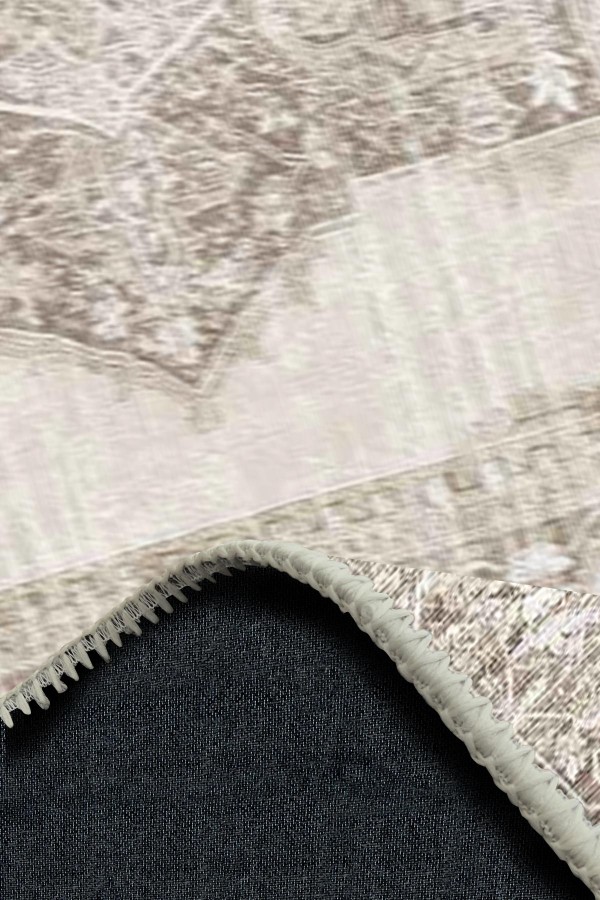 Pargax Pamuk Tabanlı Yıkanabilen Kaydırmaz Antibakteriyel Şönil Salon Halısı