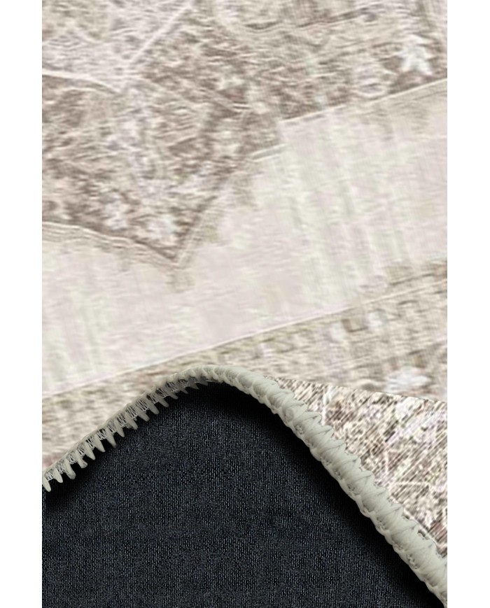 Pargax Pamuk Tabanlı Yıkanabilen Kaydırmaz Antibakteriyel Şönil Salon Halısı