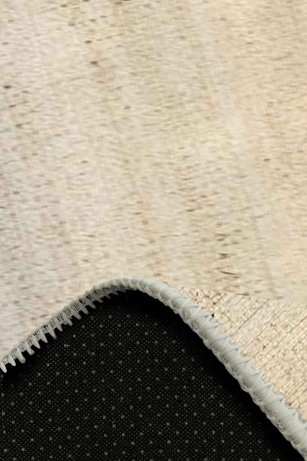 Nigel Desenli Pamuk Tabanlı Yıkanabilen Kaydırmaz Antibakteriyel Şönil Salon Halısı