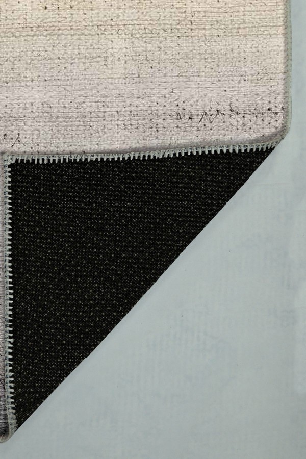 Nigel Desenli Pamuk Tabanlı Yıkanabilen Kaydırmaz Antibakteriyel Şönil Salon Halısı