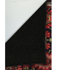 Rebecca Eskitme Desenli Pamuk Tabanlı Yıkanabilen Kaydırmaz Antibakteriyel Şönil Salon Halısı