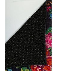 Leova Karabağ Desenli Pamuk Tabanlı Yıkanabilen Kaydırmaz Antibakteriyel Şönil Salon Halısı