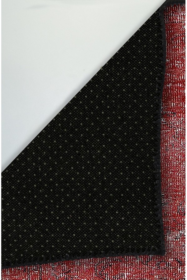 Labalel Pamuk Tabanlı Yıkanabilen Kaydırmaz Antibakteriyel Şönil Salon Halısı