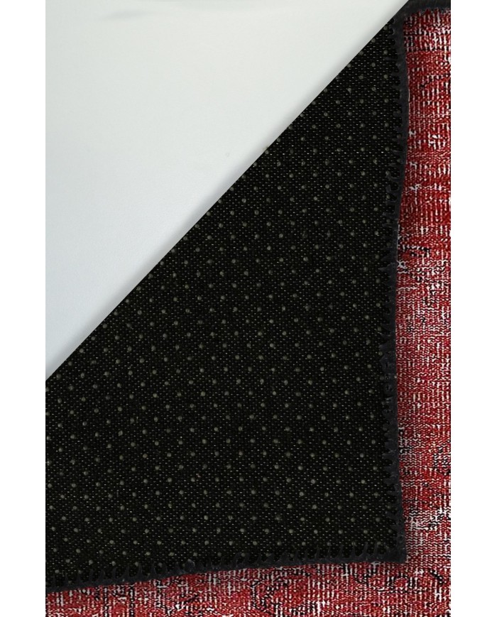 Labalel Pamuk Tabanlı Yıkanabilen Kaydırmaz Antibakteriyel Şönil Salon Halısı