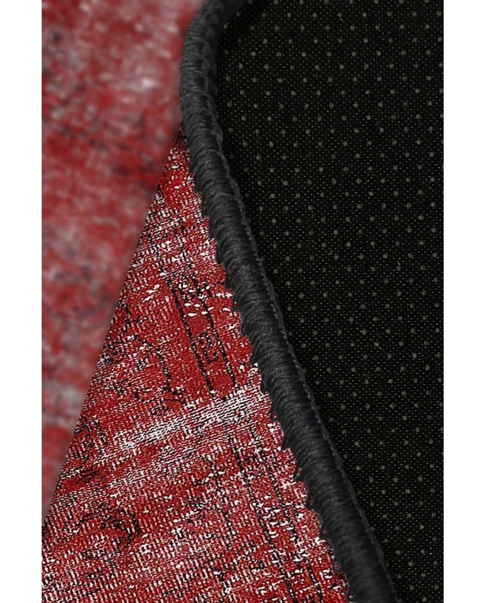 Labalel Pamuk Tabanlı Yıkanabilen Kaydırmaz Antibakteriyel Şönil Salon Halısı