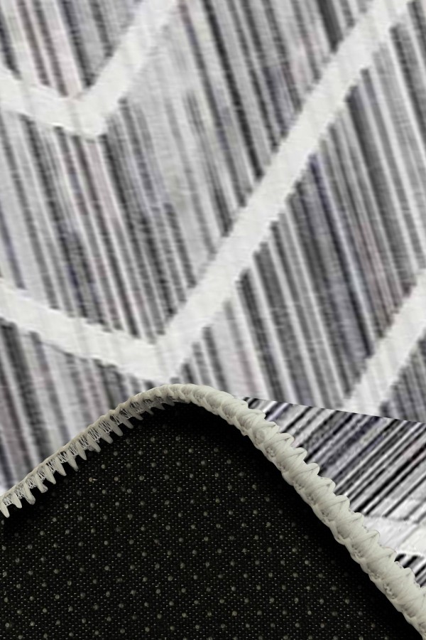 Geillo Pamuk Tabanlı Yıkanabilen Kaydırmaz Antibakteriyel Şönil Salon Halısı