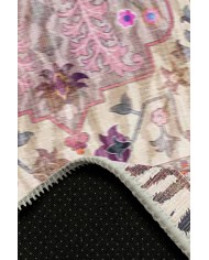 Despinax Pamuk Tabanlı Yıkanabilen Kaydırmaz Antibakteriyel Şönil Salon Halısı