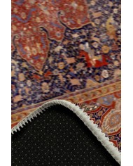 Arpiar Desenli Pamuk Tabanlı Yıkanabilen Kaydırmaz Antibakteriyel Şönil Salon Halısı