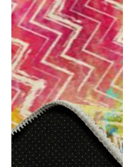 Alvin Pamuk Tabanlı Yıkanabilen Kaydırmaz Antibakteriyel Şönil Salon Halısı