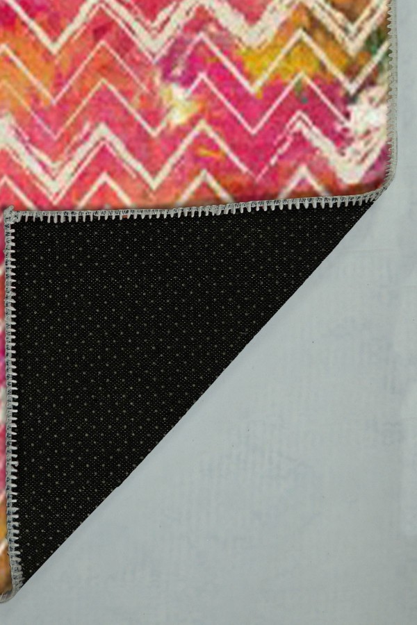 Alvin Pamuk Tabanlı Yıkanabilen Kaydırmaz Antibakteriyel Şönil Salon Halısı