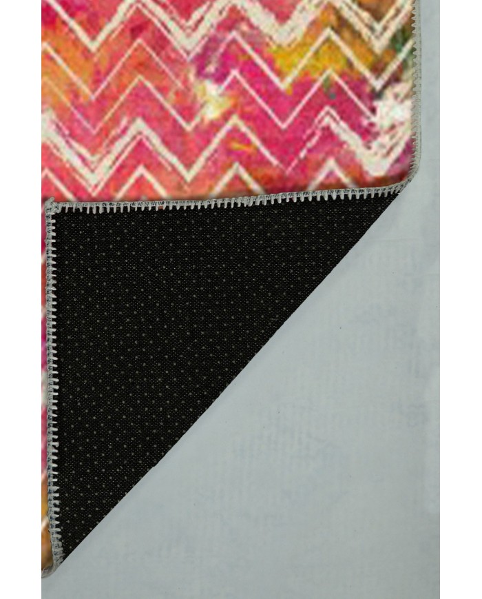 Alvin Pamuk Tabanlı Yıkanabilen Kaydırmaz Antibakteriyel Şönil Salon Halısı